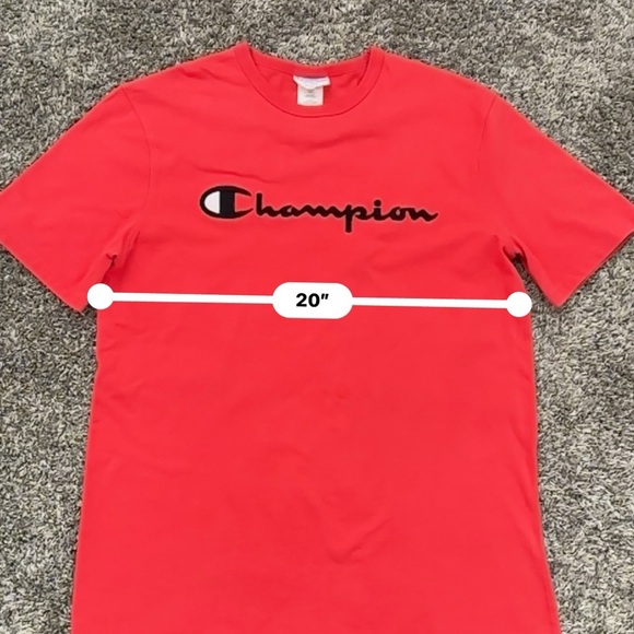 Champion Red Men's T-Shirt - Picture 7 of 7